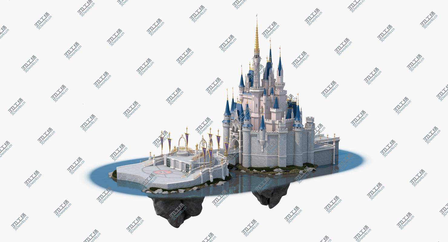 images/goods_img/20210319/3D Cinderella Castle model/3.jpg